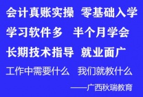 广西南宁会计培训财务软件培训金蝶用友速达软件学习教程